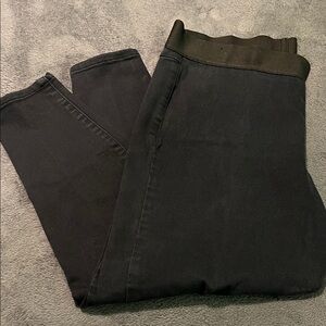 Lane Bryant black stretch jeggings